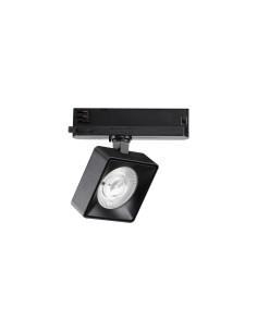 Ideal lux ® Прожектор за трипроводна шина | POV TR 3-PHASE SQUARE NERO | 22W | IP20 - 296357 - Цена | LEDs4economy