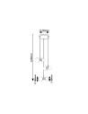 Rabalux Lition Висящи осветителни тела IP20 G9 6x MAX 28W K 72300 - 5