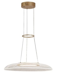 Rabalux Zofrael, полилей, златен метален с прозрачен акрилен абажур, 24W, 1850lm, 3000K - 72411 - Цена | LEDs4economy