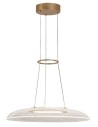 Rabalux Zofrael, полилей, златен метален с прозрачен акрилен абажур, 24W, 1850lm, 3000K - 72411