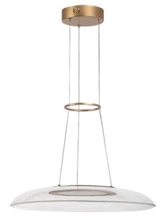 Rabalux Zofrael, полилей, златен метален с прозрачен акрилен абажур, 24W, 1850lm, 3000K - 72411 - Цена | LEDs4economy 2