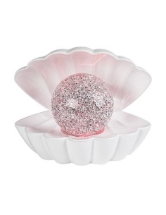 Rabalux Sparkly, декоративна пластмасова лампа с форма на мида с брокат, RGB смяна на цвета и движеща се блестяща течност - 760 