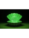 Rabalux Sparkly, декоративна пластмасова лампа с форма на мида с брокат, RGB смяна на цвета и движеща се блестяща течност - 760 - 6