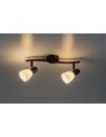 Rabalux Soma, спот черен метален с бял стъклен абажур, E14 2xMAX40W, Д35см, Ш14см, В16см, диаметър на монтаж 8см, IP20 - 73092 - 3