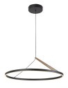 Rabalux Renara, полилей, черен метален със златно, черен силиконов кабел, 40W, 1850lm, 3000K - 72352