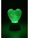 Rabalux Sparkly, декоративна пластмасова лампа с форма на сърце, LED 0.8W, RGB смяна на цвета и движеща се блестяща течност - 7 - 3