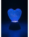 Rabalux Sparkly, декоративна пластмасова лампа с форма на сърце, LED 0.8W, RGB смяна на цвета и движеща се блестяща течност - 7 - 5