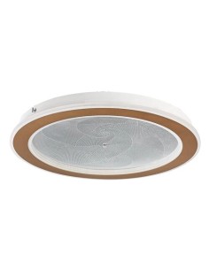 Rabalux Efrael, плафон, златист метален с прозрачен акрилен абажур, 24W, 1700lm, 3000-6500K, D40cm, H6cm, CCT - 71281 - Цена | L 2