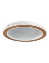 Rabalux Efrael, плафон, златист метален с прозрачен акрилен абажур, 24W, 1700lm, 3000-6500K, D40cm, H6cm, CCT - 71281 - 2