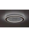 Rabalux Efrael, плафон, златист метален с прозрачен акрилен абажур, 24W, 1700lm, 3000-6500K, D40cm, H6cm, CCT - 71281 - 5