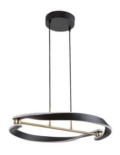 Rabalux Adalind, полилей, черно и златно, метална лампа, черен PVC кабел, 40W, 2200lm, 3000K, D60cm, H150cm - 72149 - Цена | LED 2