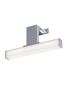Rabalux Oliro, аплик за баня, хромиран пластмасов, 4W, 350lm, 4000K, Д 20 см, В 4.5 см, IP44, Клас F - 75047 - Цена | LEDs4econo 2