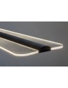Rabalux Norael, LED висяща лампа, алуминий, акрил и желязо, пясъчно черно, LED 40W, 2600 LM, 3000K, Клас G - 72026 - 6