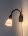 Rabalux Soma, спот черен метален с бял стъклен абажур, E14 1xMAX40W - 73090 - 4