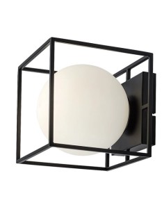 Rabalux Modane, аплик/плафон, E14 1x15W, 17x17cm, черно - 75069 - Цена | LEDs4economy