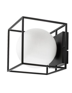 Rabalux Modane, аплик/плафон, E14 1x15W, 17x17cm, черно - 75069 - Цена | LEDs4economy 2