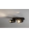Rabalux Yorli, спот, черен алуминиев, GU10 2xMAX7W, Д22xШ7см, Д5.5см, В13.5см, без крушка, IP20 - 73082 - 5
