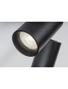 Rabalux Yorli, спот, черен алуминиев, GU10 2xMAX7W, Д22xШ7см, Д5.5см, В13.5см, без крушка, IP20 - 73082 - 8