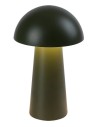 Rabalux Mireo, настолна зелена пластмасова лампа тип „гъба“ , 1.5W, 60lm, 3000K, В20см, Д12см, 0.5м USB бял PVC кабел, димируем