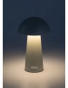 Rabalux Mireo, настолна бяла пластмасова лампа тип „гъба“, 1.5W, 60lm, 3000K, В20см, Д12см, 0.5м USB бял PVC кабел, димируема с - 3