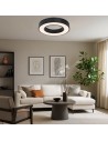 Rabalux Cirano, плафон 45W, 3000-6500K, D60cm, черно - 71361 - 10