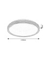 Rabalux Monira, плафон 34W, 3000-6500K, D39cm, звезден ефект - 71349 - 10
