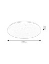 Rabalux Danny2, плафон 34W, 3000-6500K, D38cm, звезден ефект - 71446 - 10