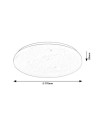 Rabalux Danny2, плафон 80W, 3000-6500K, D80cm, звезден ефект - 71448 - 10