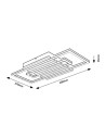 Rabalux Noxelle, плафон 28W, 3000, 4000, 6500K, L60cm - 71456 - 9
