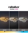 Rabalux Rivona, плафон 38W, 3000-6500K, 58, 5x38, златисто - 71473 - 10