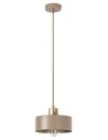Rabalux Tisandra, висяща лампа, E27 1x25W, D20cm, сиво-бежаво - 72142 - 2