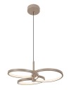 Rabalux Isidora, висяща лампа, 50W, 3000-6500K, D48, сиво-бежаво - 72400