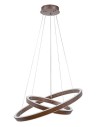 Rabalux Nevira, висяща лампа, 45W, 3000-6500K, D60, цвят кафе - 72403 - 3