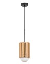 Rabalux Noxelle, висяща лампа, G9 1x5W, D13cm, черно+дъб - 72420 - 2