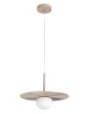 Rabalux Glowbells, висяща лампа, G9 1x25W, D35cm, сиво-бежаво - 72461 - 2