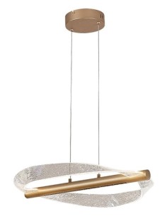 Rabalux Olyssia, висяща лампа, 24W, 3000K, D52cm, златисто - 72463 - Цена | LEDs4economy