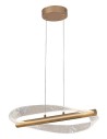 Rabalux Olyssia, висяща лампа, 24W, 3000K, D52cm, златисто - 72463
