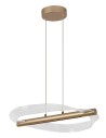 Rabalux Olyssia, висяща лампа, 24W, 3000K, D52cm, златисто - 72463 - 2