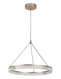Rabalux Rivona, висяща лампа, 24W, 3000-6500K, D50cm, златисто - 72471 - Цена | LEDs4economy 2