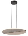 Rabalux Norael, висяща лампа, 24W, 3000K, D51cm, черно/прозрачно - 72483