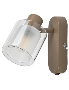 Rabalux Mirral, аплик, E14 1x15W, L16cm, сиво-бежаво - 73063 - Цена | LEDs4economy 2