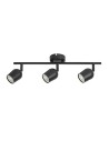 Rabalux Lianet, плафон GU10 3x15W, L45cm, мат черно - 73103 - 2