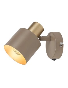 Rabalux Tisandra, аплик, E14 1x10W, L16cm, сиво-бежаво - 73141 - Цена | LEDs4economy
