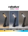 Rabalux Serilo, настолна лампа, 6W, 3000, 4000, 6500K, H43cm - 74036 - 10