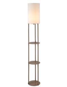 Rabalux Bronn, лампион, E27 1x40W, H150, сиво-бежаво, кръгъл - 74107 - Цена | LEDs4economy