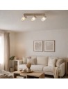 Rabalux Mirral, плафон E14 3x15W, L56cm, сиво-бежаво - 73065 - 7