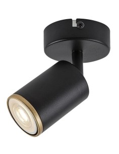 Rabalux Nolie, аплик, GU10 1x15W, L14cm, мат черно - 73107 - Цена | LEDs4economy