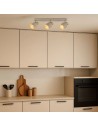 Rabalux Tisandra, плафон E14 3x10W, L51cm, сиво-бежаво - 73143 - 7