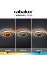 Rabalux Brantiel, плафон 57W, 48, 5x40cm, сиво-бежаво - 71465 - 9
