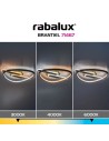Rabalux Brantiel, плафон 60W, 53x45cm, черно/златисто - 71467 - 9
